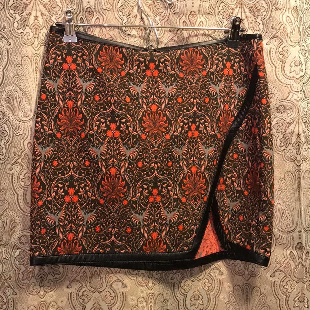 Express Patterned Skirt NWOT